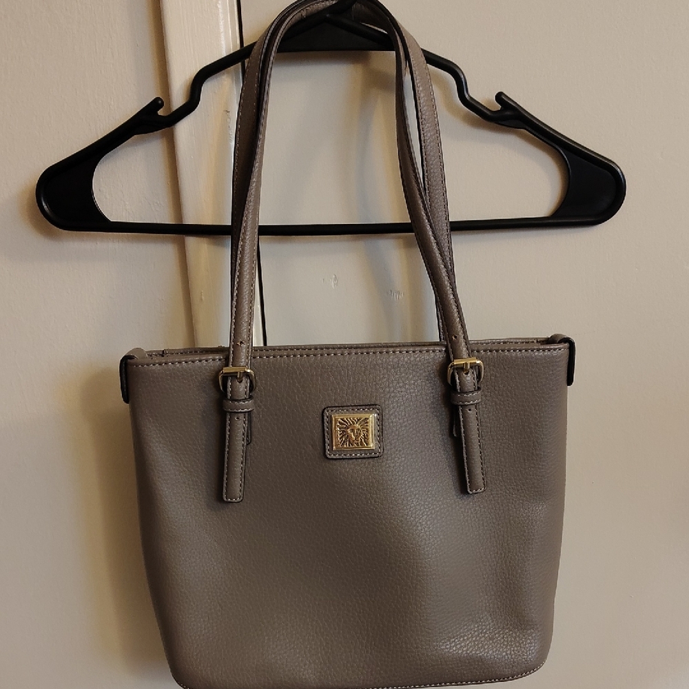 Elegant Gray Ann Klein Tote Bag